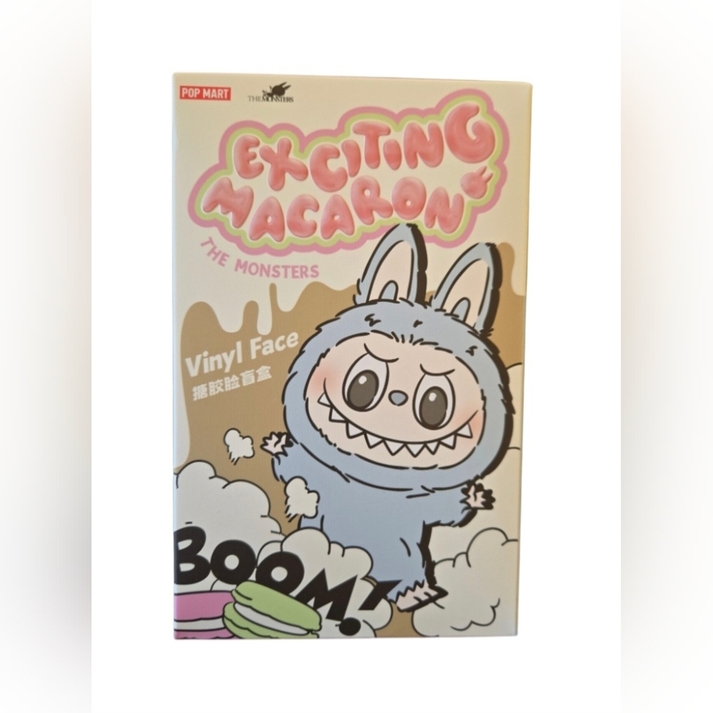 Pop Mart Labubu Exciting Macaron Plush Series - Confirmed Soymilk - Picture 3 of 6